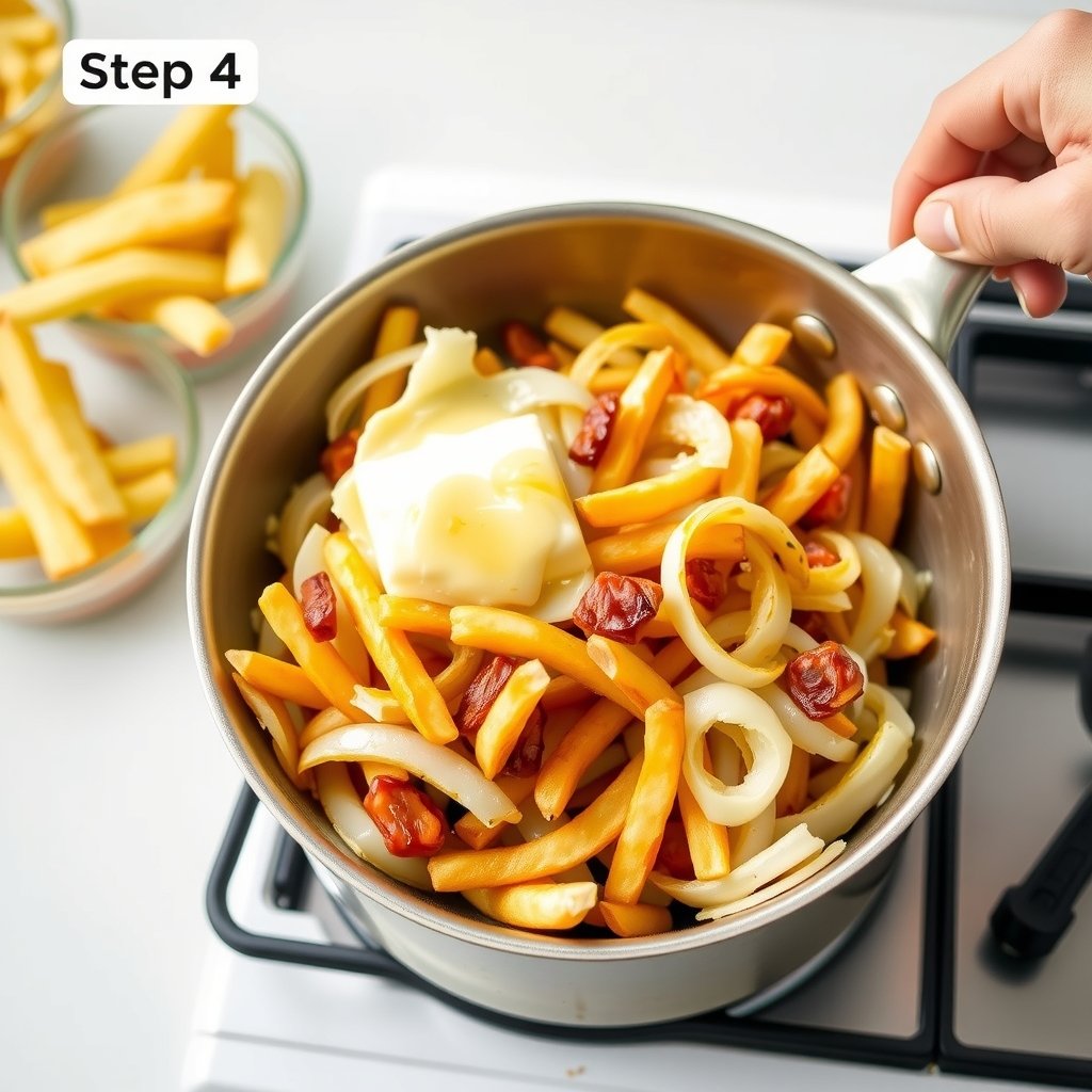 Step 4: making Copycat In-N-Out Animal Style Fries Recipe copycat recipe