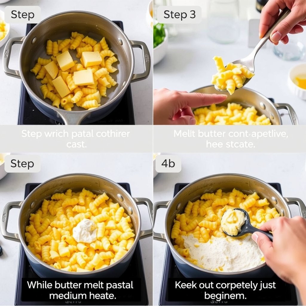 Step 3: making Copycat Panera Mac and Cheese Recipe copycat recipe