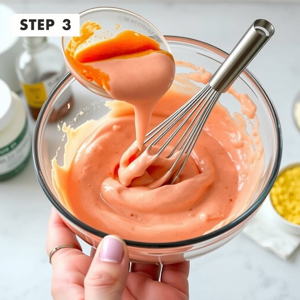 Step 3: making Copycat Raising Cane's Sauce Recipe copycat recipe