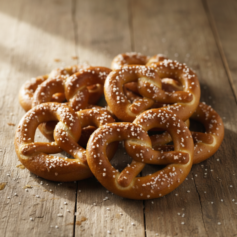Copycat Auntie Anne's soft buttery pretzels with salt