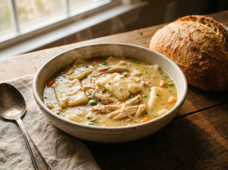 Copycat Cracker Barrel chicken and dumplings