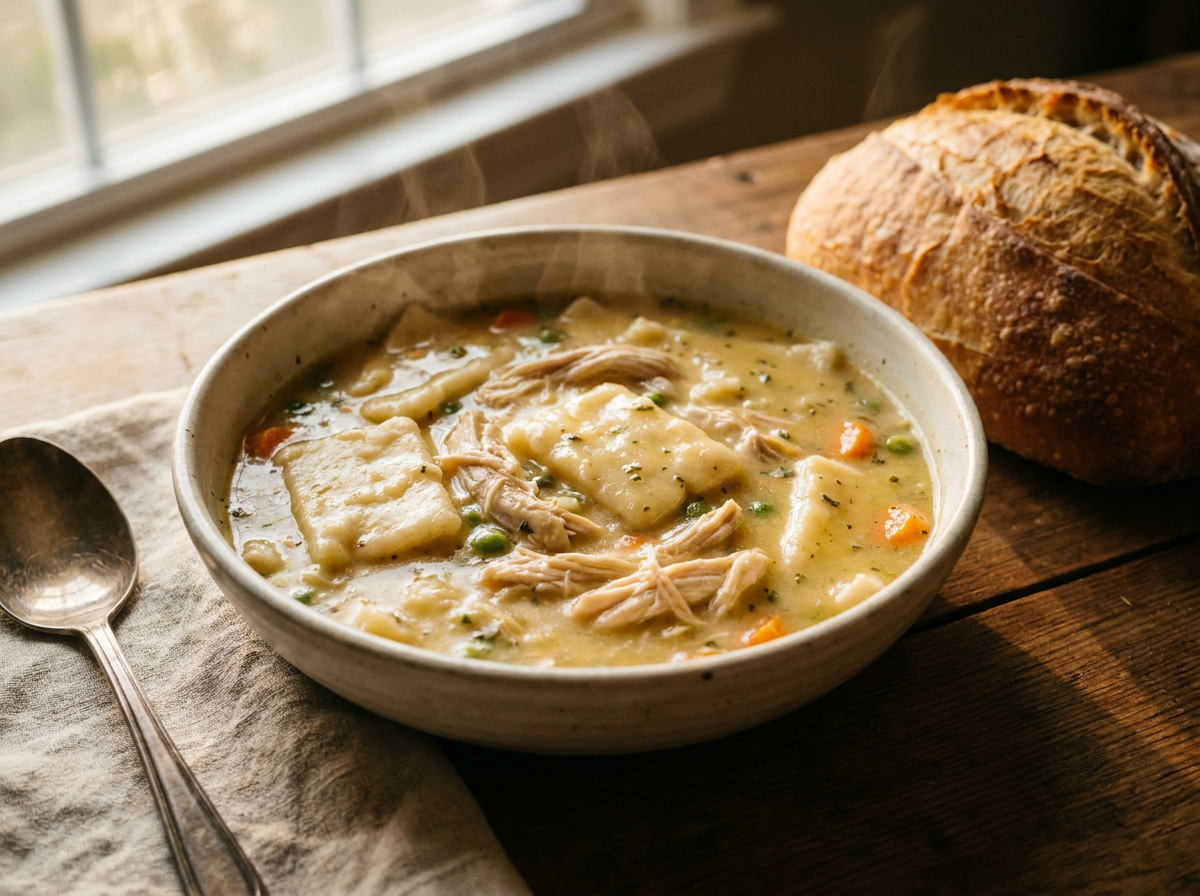 Copycat Cracker Barrel chicken and dumplings