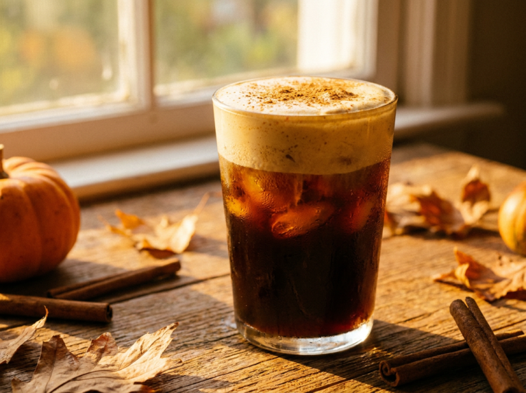 Copycat Starbucks pumpkin cream cold brew