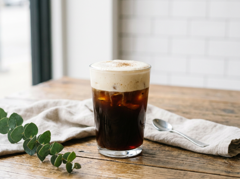 Copycat Starbucks vanilla sweet cream cold foam on cold brew