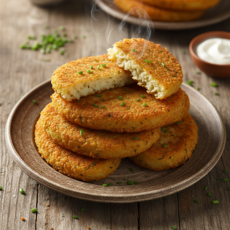 Copycat McDonald's Hash Browns crispy golden patties
