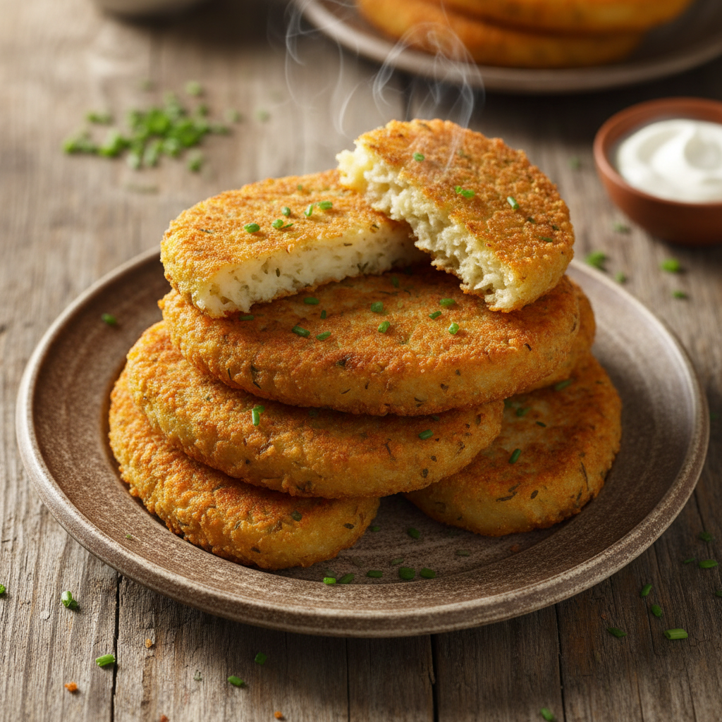 Copycat McDonald's Hash Browns crispy golden patties