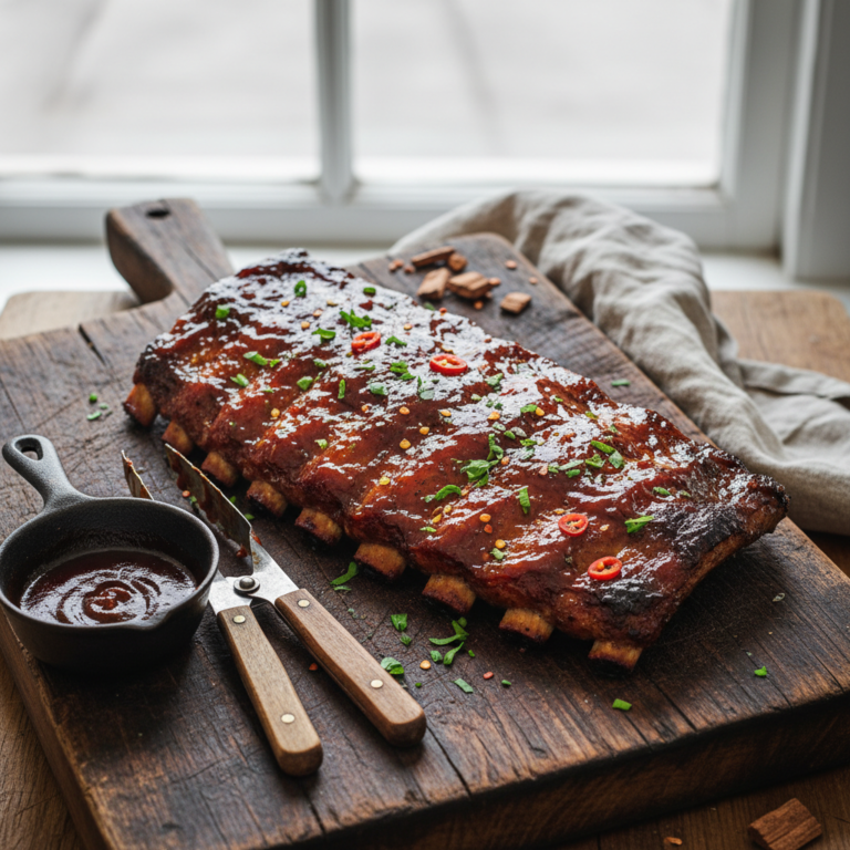 Copycat Chili's Baby Back Ribs fall off the bone