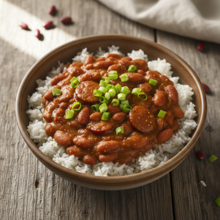 Copycat Popeyes Red Beans and Rice Cajun side